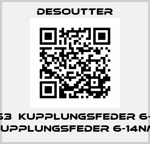 465753  KUPPLUNGSFEDER 6-14NM  KUPPLUNGSFEDER 6-14NM Desoutter