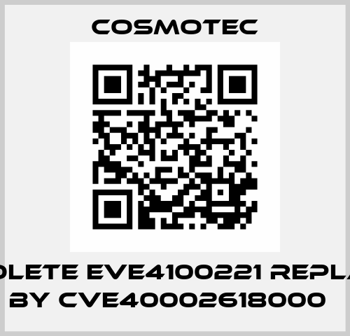 obsolete EVE4100221 replaced by CVE40002618000   Cosmotec