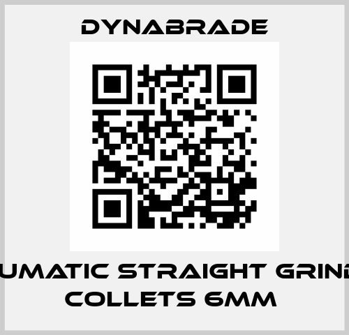 PNEUMATIC STRAIGHT GRINDER, COLLETS 6MM  Dynabrade