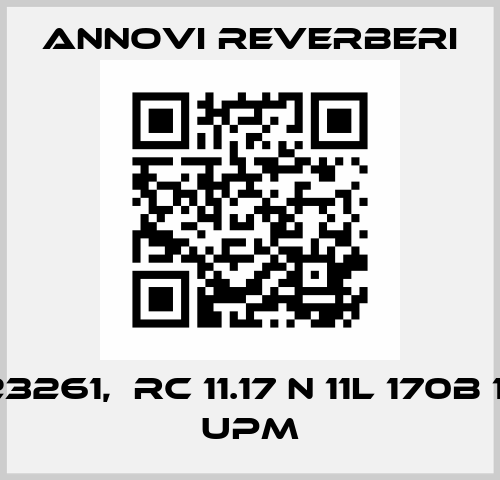 17023261,  RC 11.17 N 11L 170B 1450 UPM Annovi Reverberi
