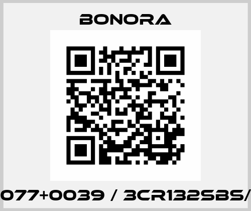 4077+0039 / 3CR132SBS/2 Bonora