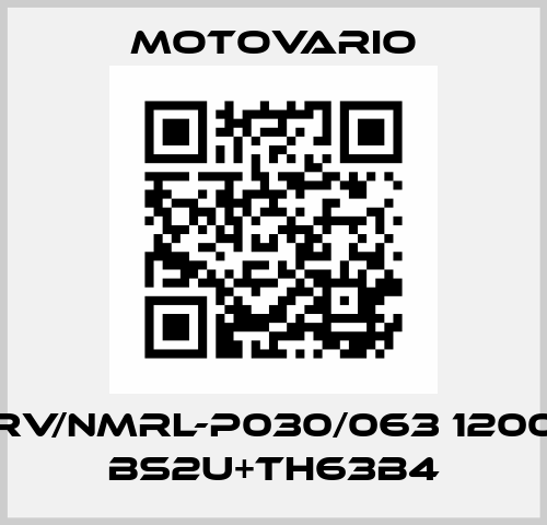 NMRV/NMRL-P030/063 1200 25 BS2U+TH63B4 Motovario