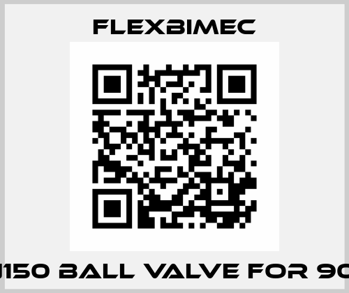 DN150 ball valve for 9021 Flexbimec