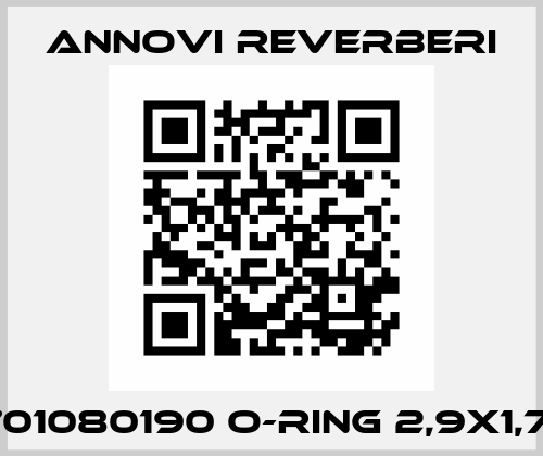 1701080190 O-RING 2,9X1,78 Annovi Reverberi