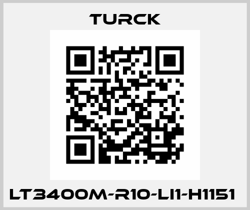 LT3400M-R10-LI1-H1151  Turck