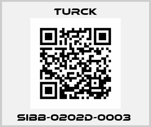 SIBB-0202D-0003  Turck