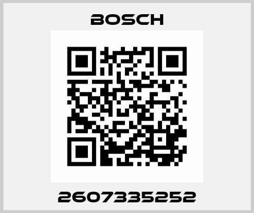 2607335252 Bosch